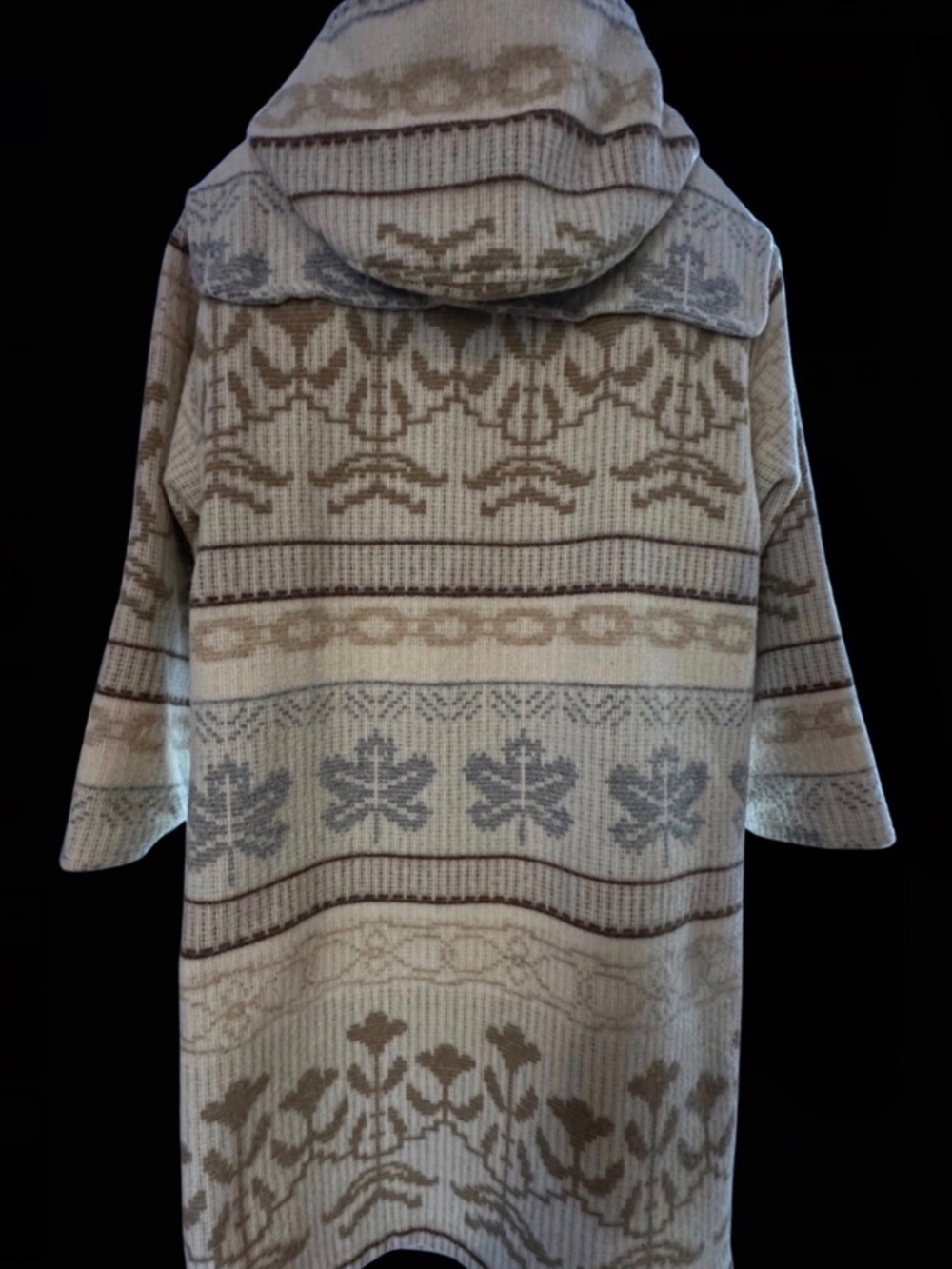 Vintage Woolrich Blanket Coat | Southwestern Print Toggle Coat | Size M - Picture 2 of 6